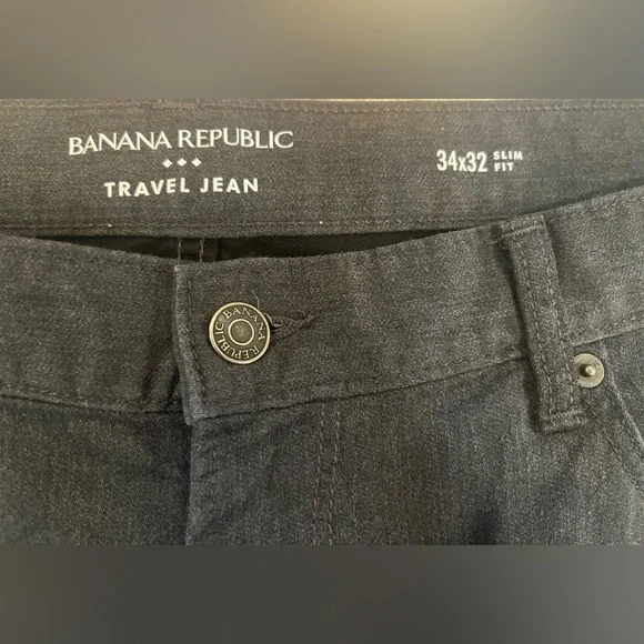 BANANA REPUBLIC WOMENS TRAVEL JEANS SIZE 34x32 - Picture 3 of 4